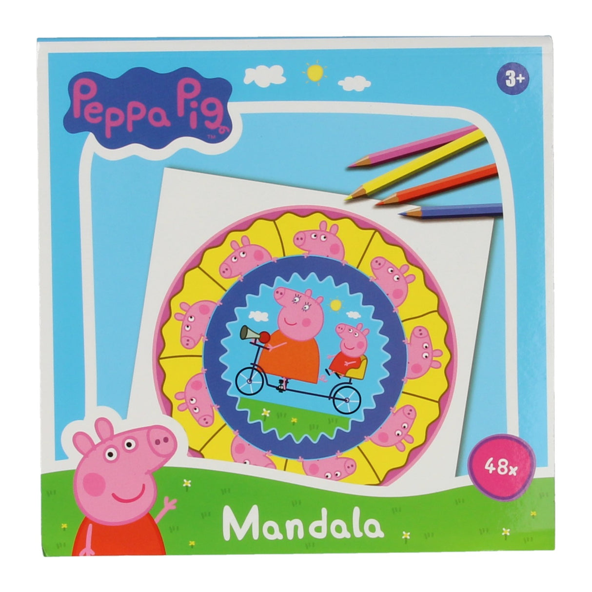 Peppa Pig Mandala farvelægning