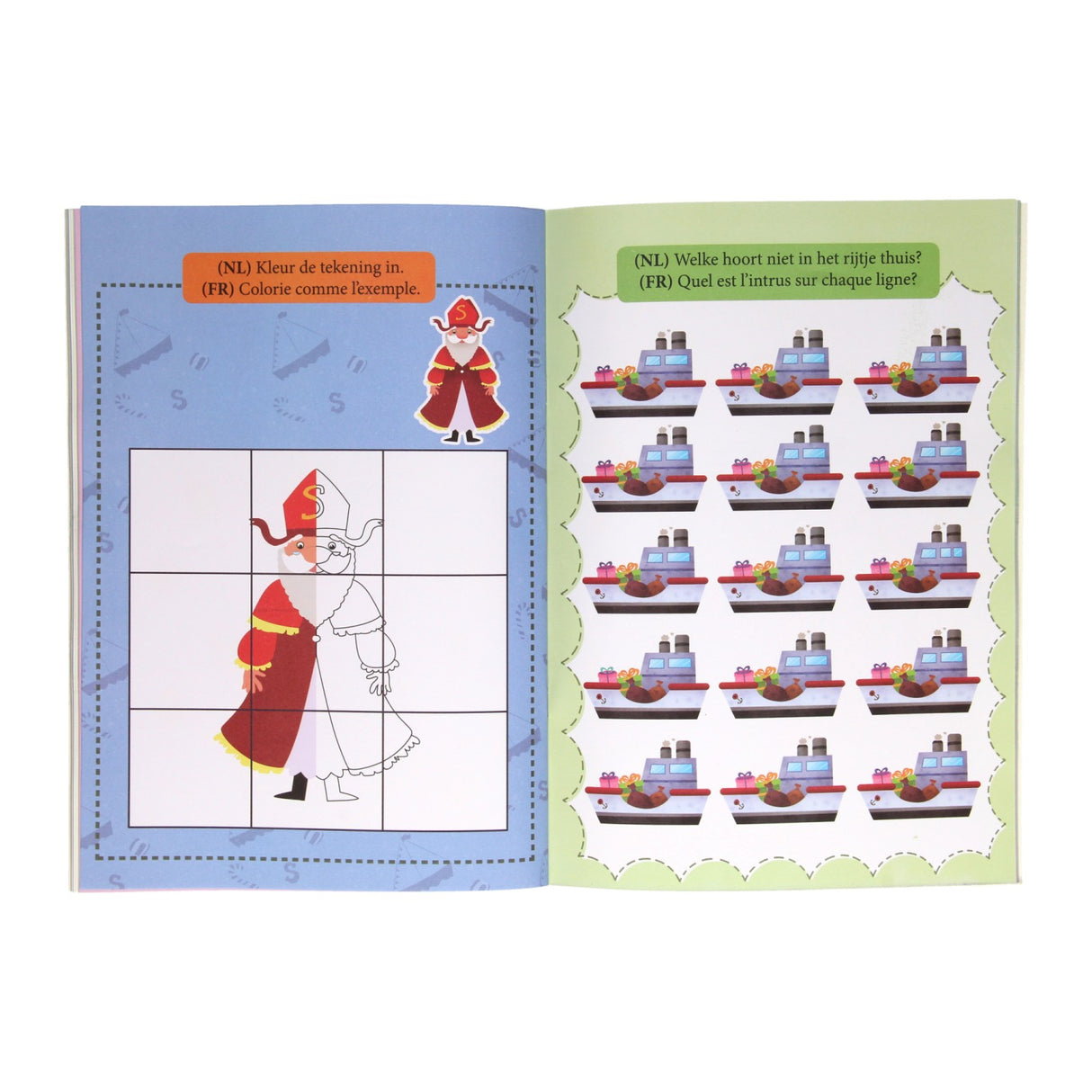 Gewinnt Holland Mal- und Aktivitätsbuch A4 Sinterklaas