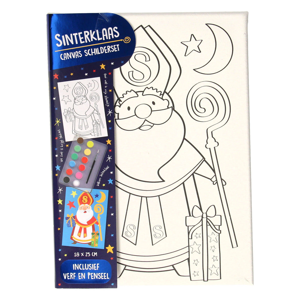 Vítězství Holland Canvas Sinterklaas Schilderset