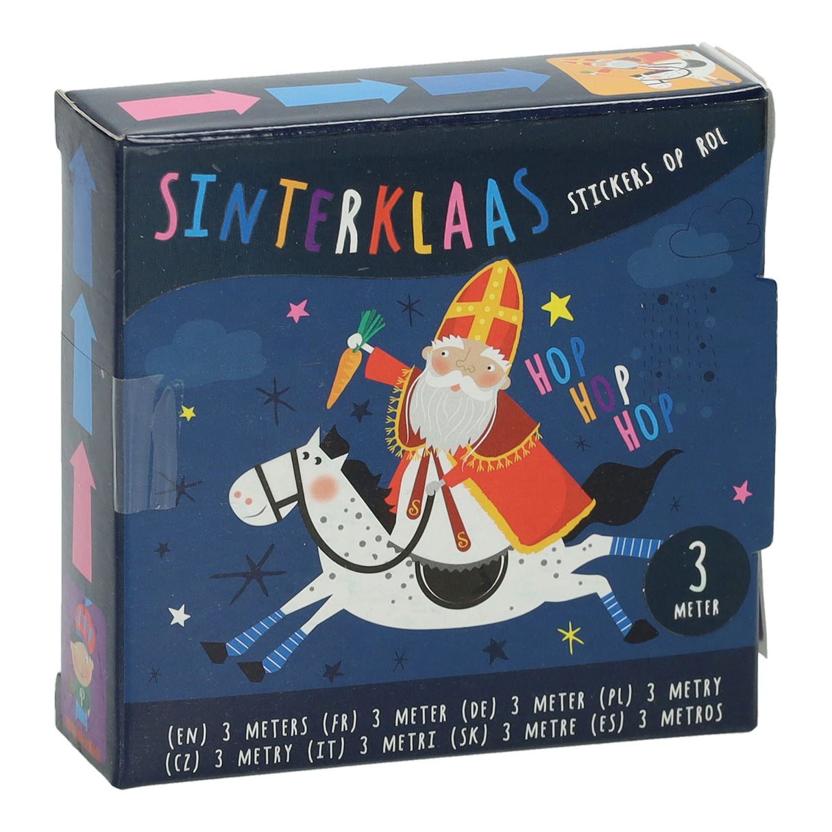 Gana pegatinas de Holanda Sinterklaas en rollo, 3 metros