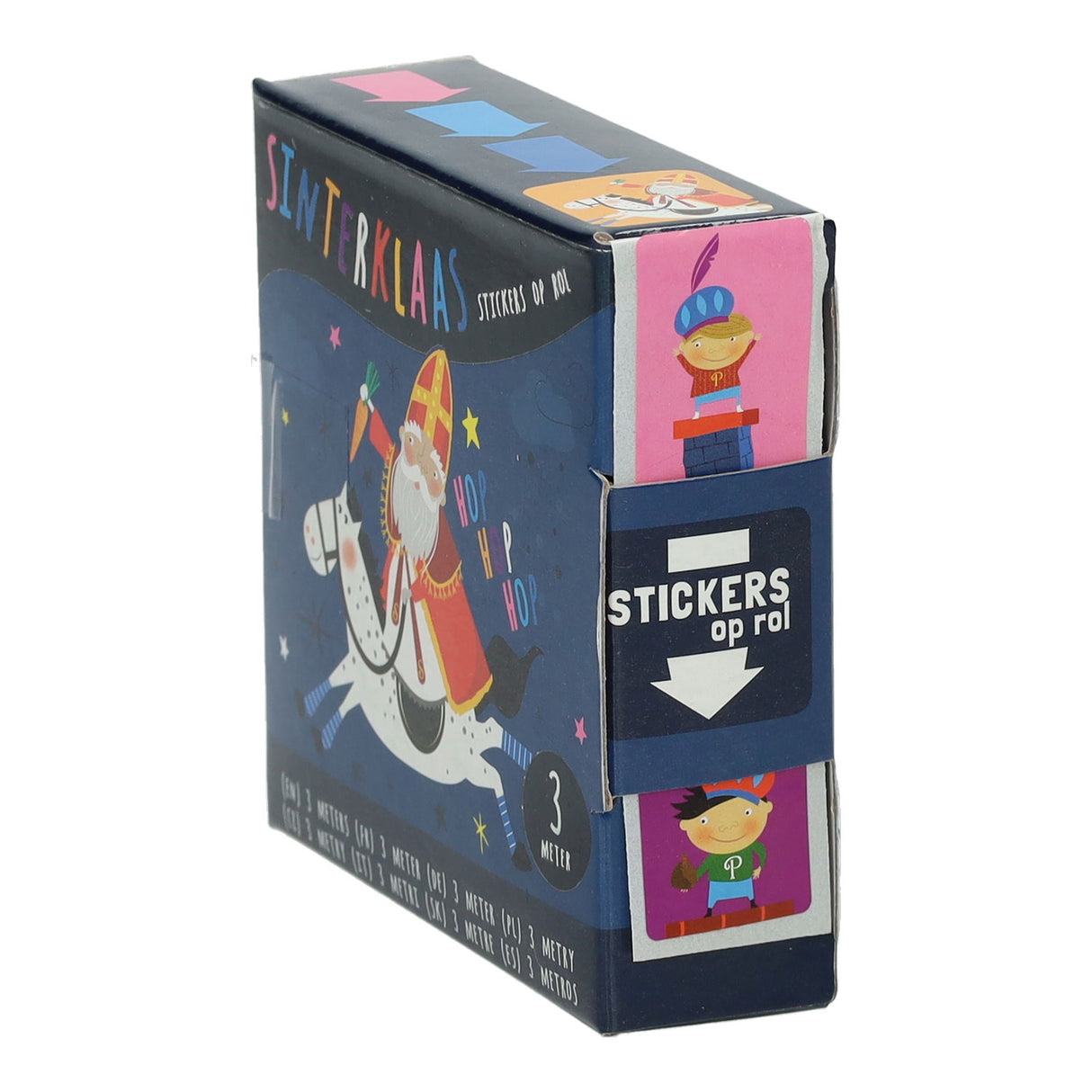 Wins holland sinterklaasstickers op rol, 3 meter