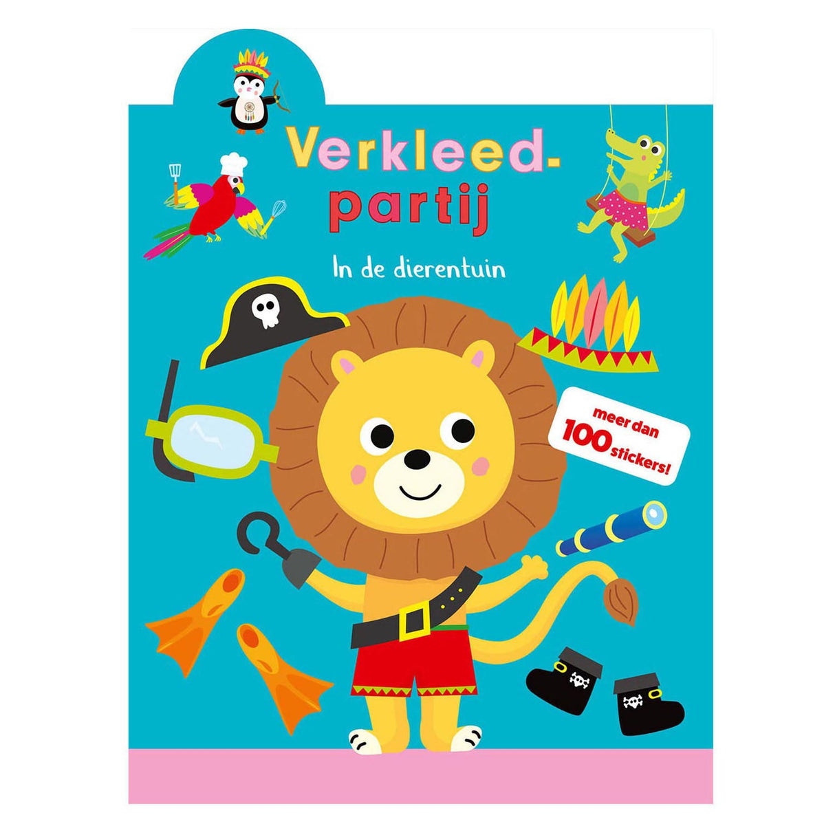 Buch Specials Nederland BV Dressing Party StickerBoek: Im Zoo