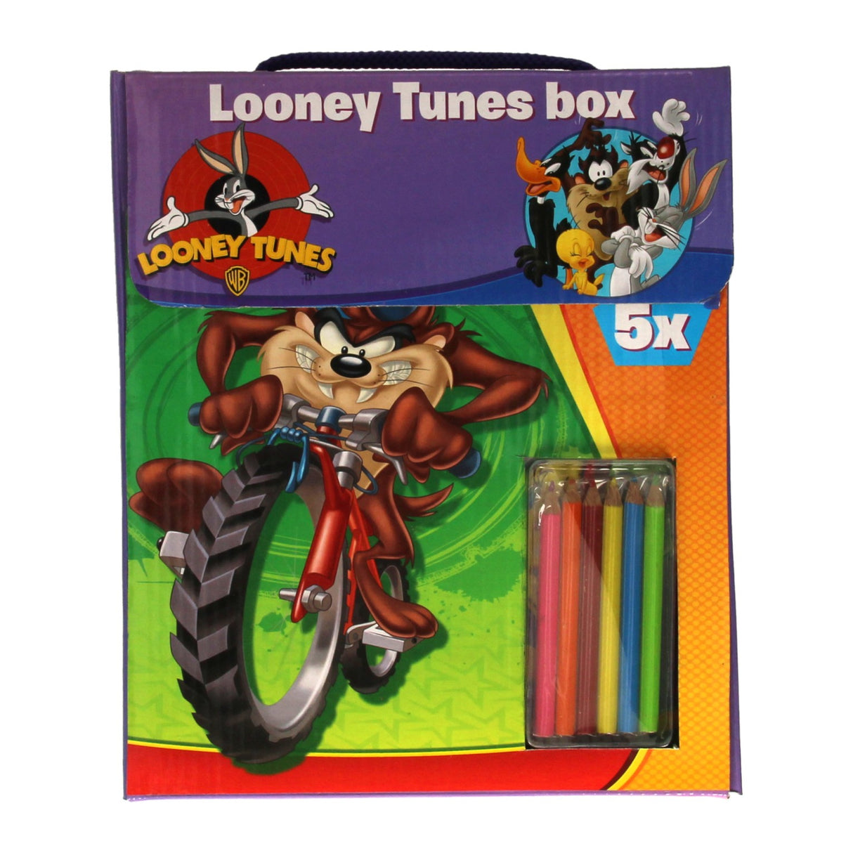 Buch Spezials Neederland Bv Looney Tunes Colorbook Box mat faarwege Bleistift