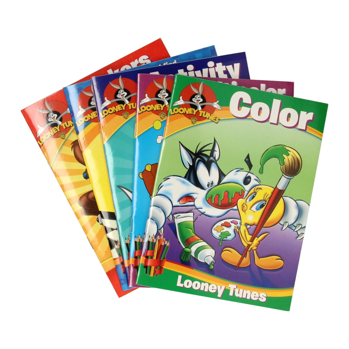 Book Specials Nederland BV Looney Tunes Colorbook Box med farvede blyanter