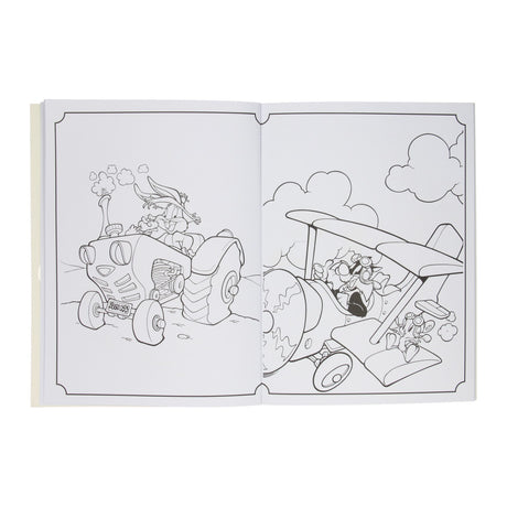 Buch-Specials Niederlande BV Super-Color-Malbuch Looney Tunes mit Bleistiften