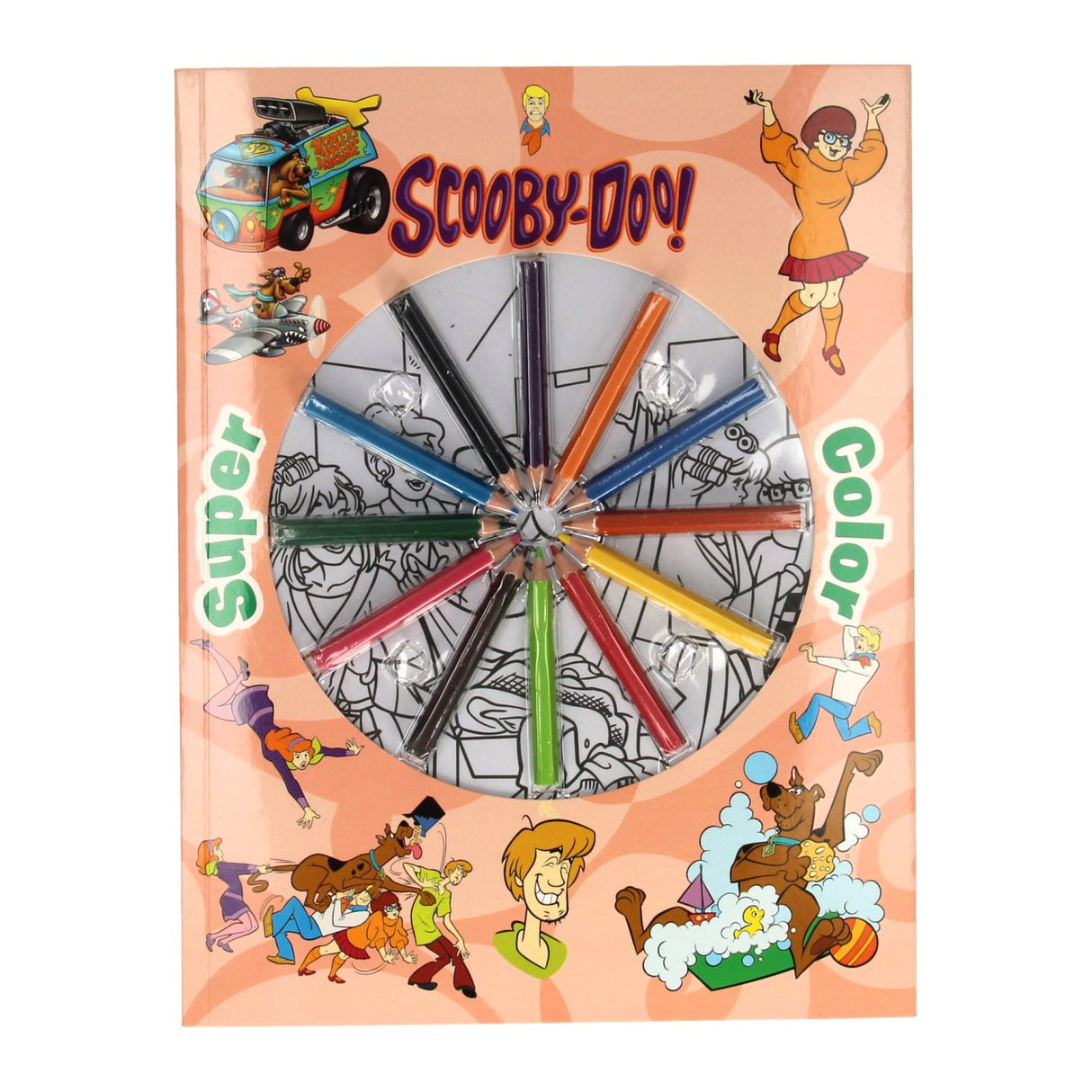 Super Color Colorbook Scooby-Dooo s tužkami