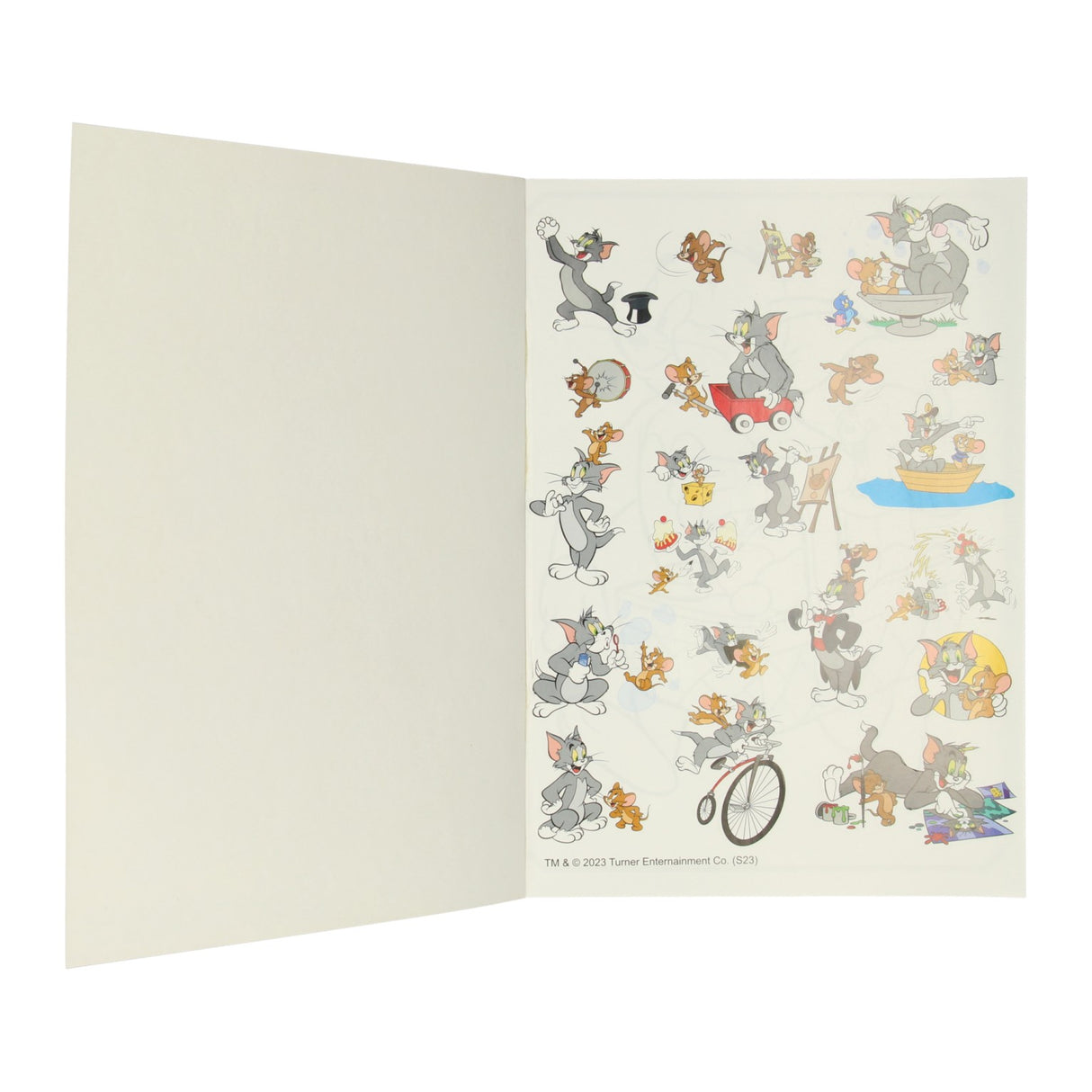 Warner Bros Color Kleurboek Tom Jerry met Stickers