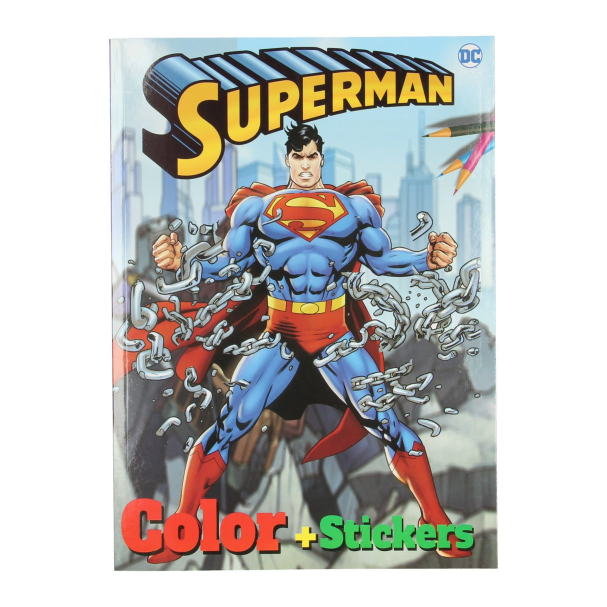 Book Specials Nederland bv Bros Color Colorbook Superman avec autocollants