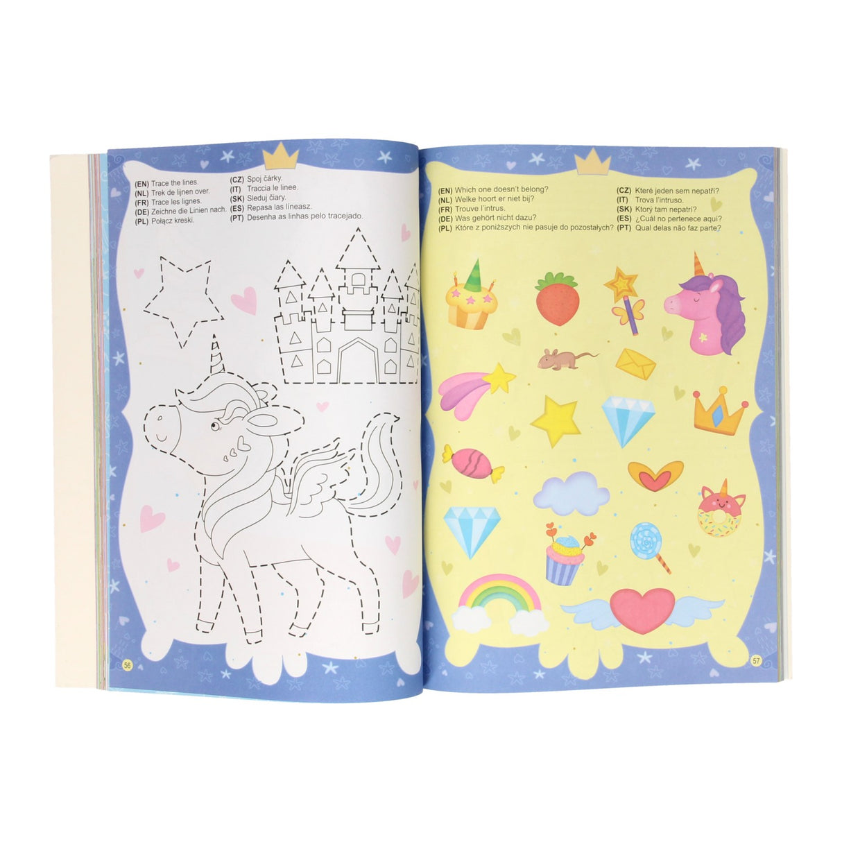 Vinner Holland Colors Activity Book Unicorn