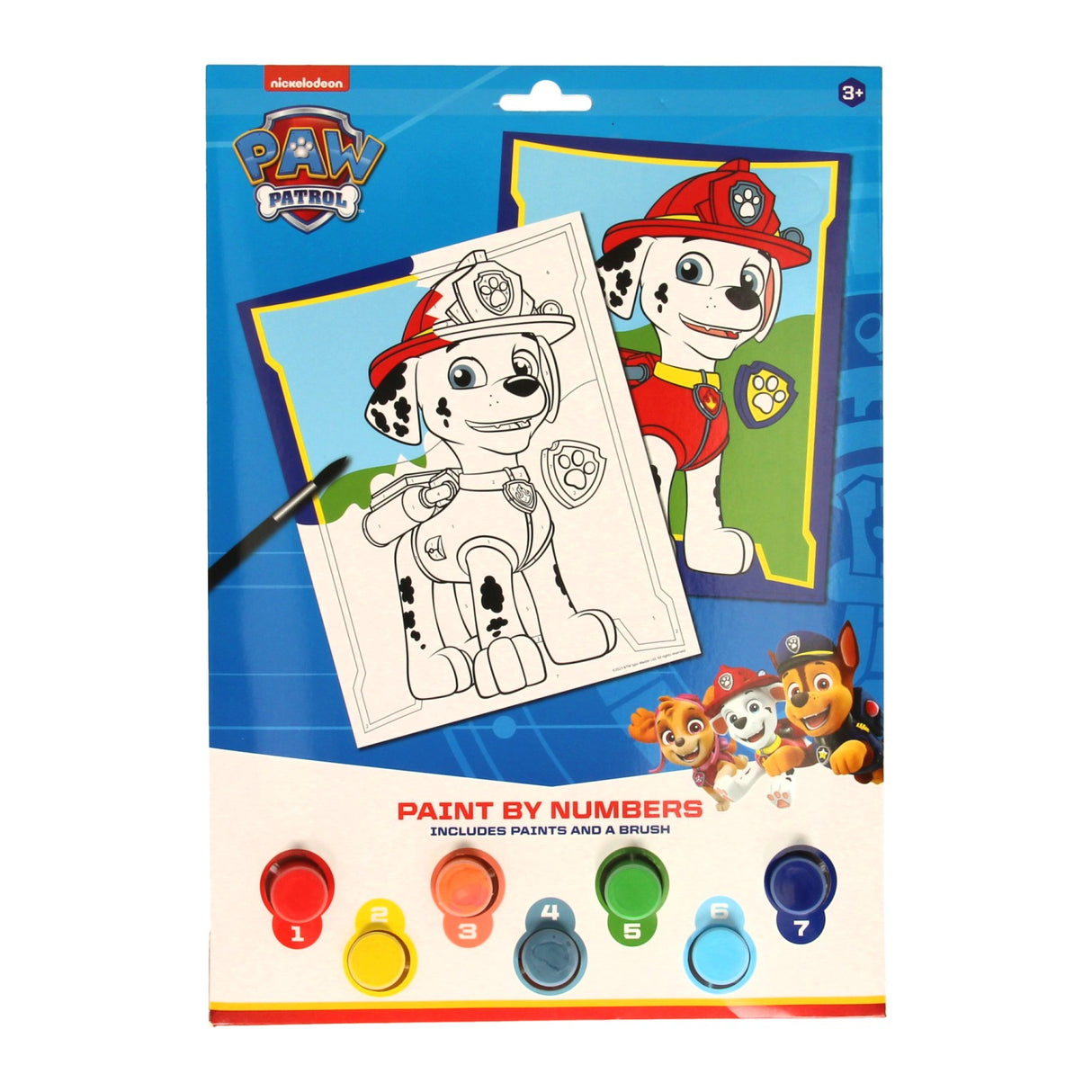 Vinner Holland Colors by Number Paw Patrol