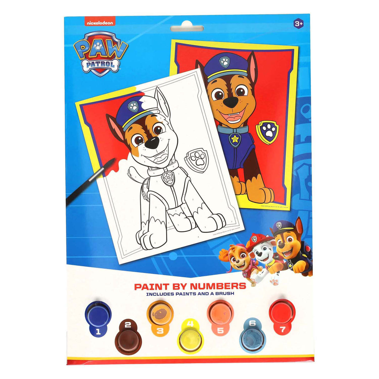 Vyhraje Holland Colors by number Paw Patrol