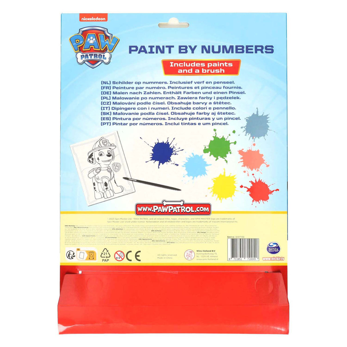 Gewinnt Holland Colors nach Zahl Paw Patrol