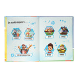 Gewinnt das Holland-Lesebuch, die Welpen retten einen Paw Patrol-Sportwettbewerb