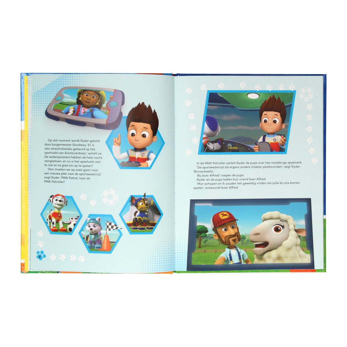 Gewinnt das Holland-Lesebuch, die Welpen retten einen Paw Patrol-Sportwettbewerb