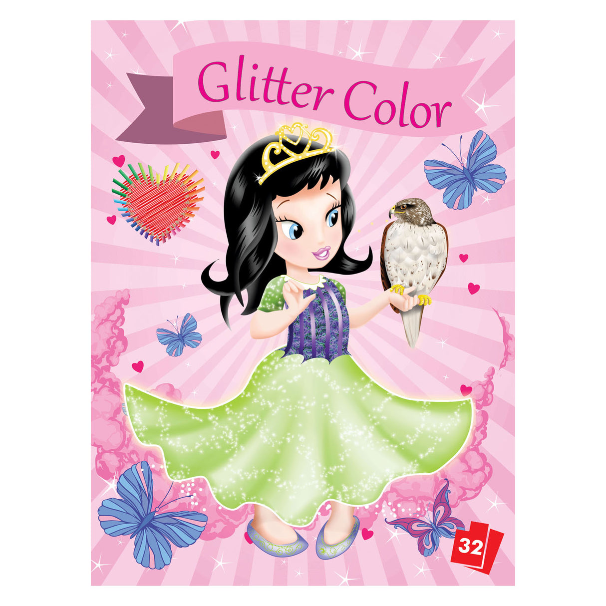 Libri speciali Nederland BV Colorbook con pagine glitter