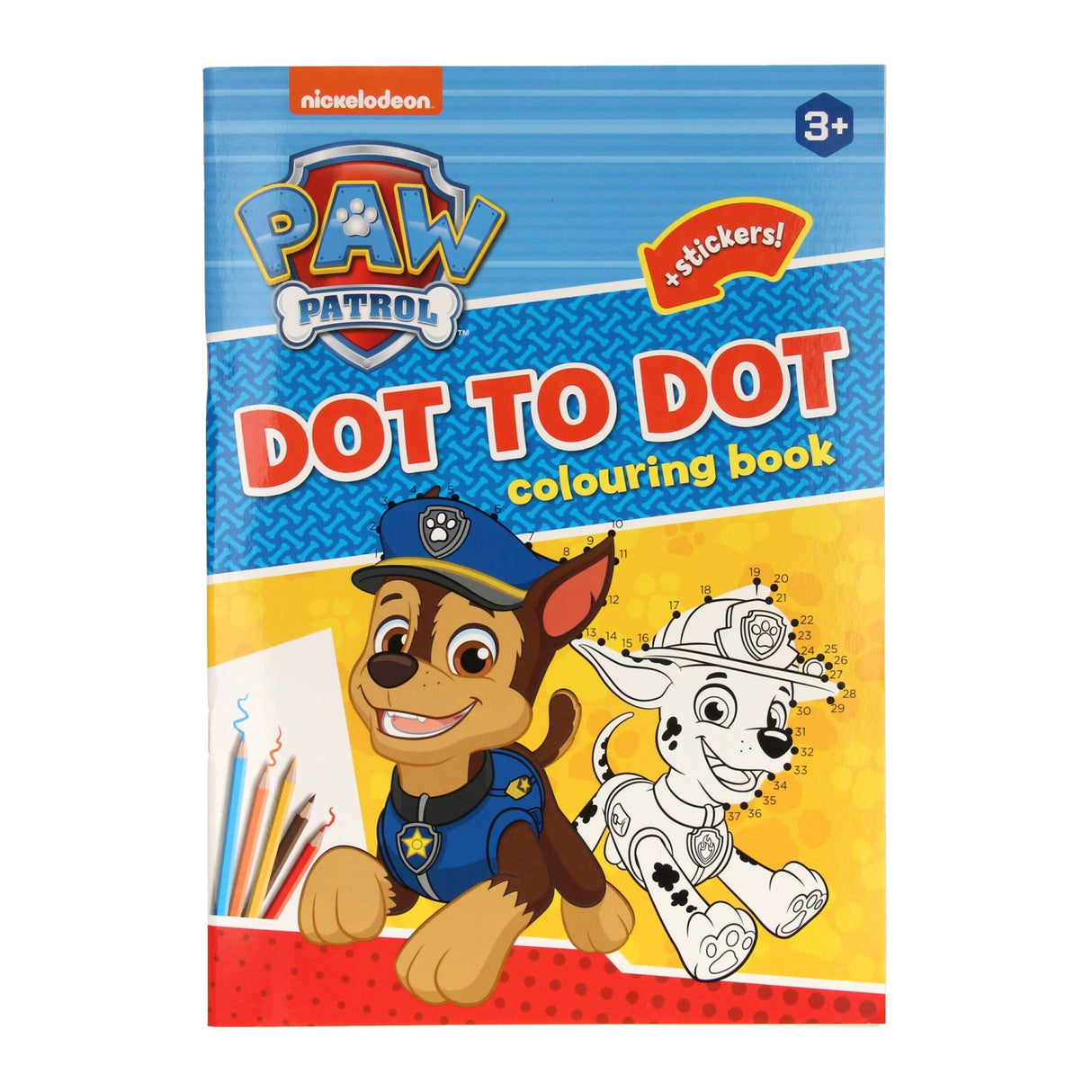 Wins Holland connect the Points Colorbook Paw Patrol