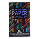 Gewinnt Holland transparentes Papier gefärbt, 10st.