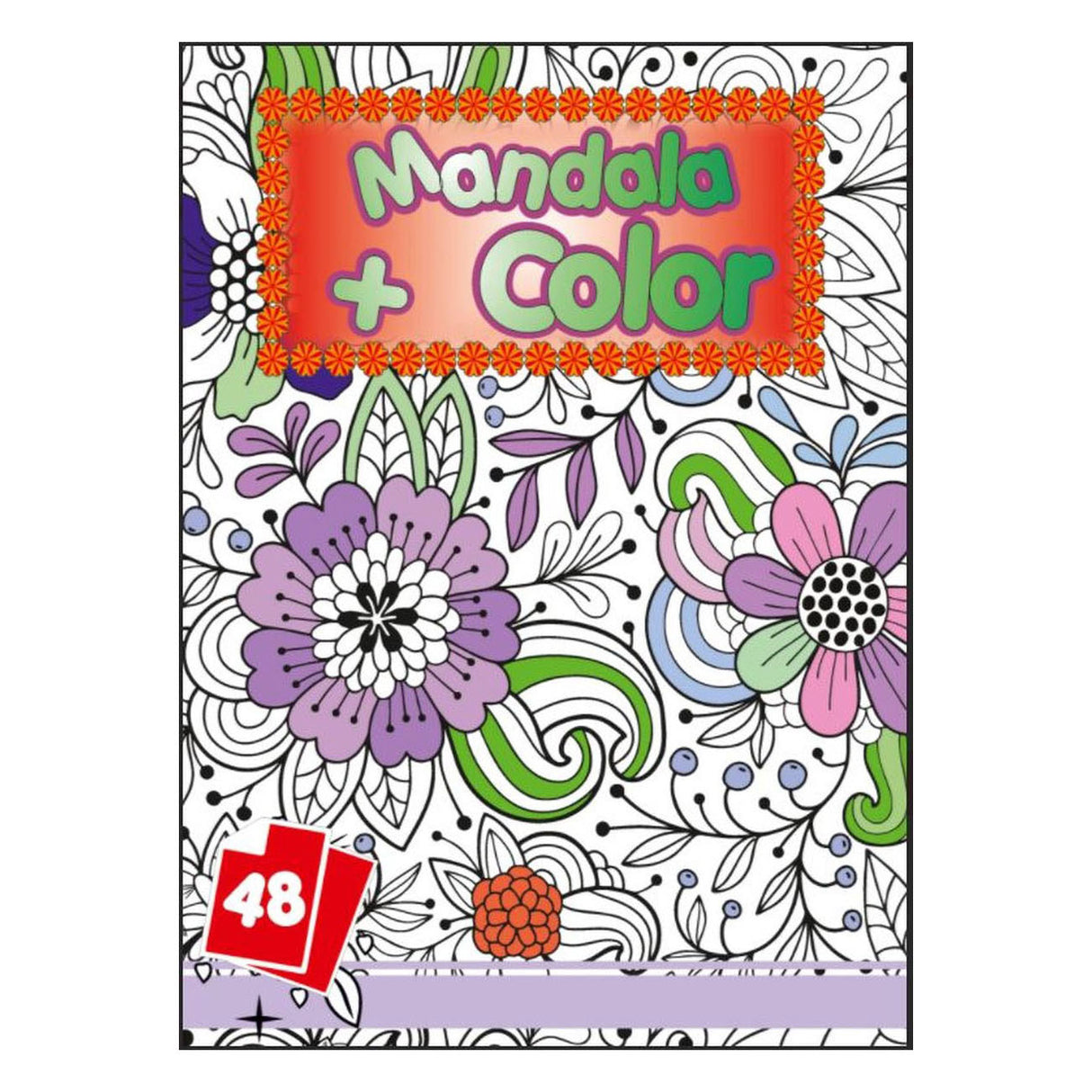 Vinner Holland Mandala Color Book, 48Pag