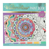 Wins Holland Aquarell-Malblock für Erwachsene – Mandalas – inklusive Pinsel und 6 Aquarellfarben