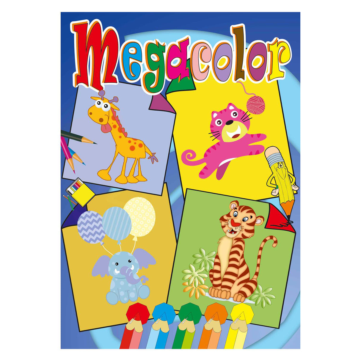 Buch-Specials Niederlande bv Megacolor Malbuch-Tiere