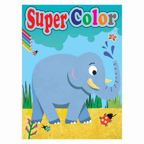 Buch-Specials Niederlande BV Super-Malbuch A4, 192 Seiten 4-fach sortiert (12 Stk.)