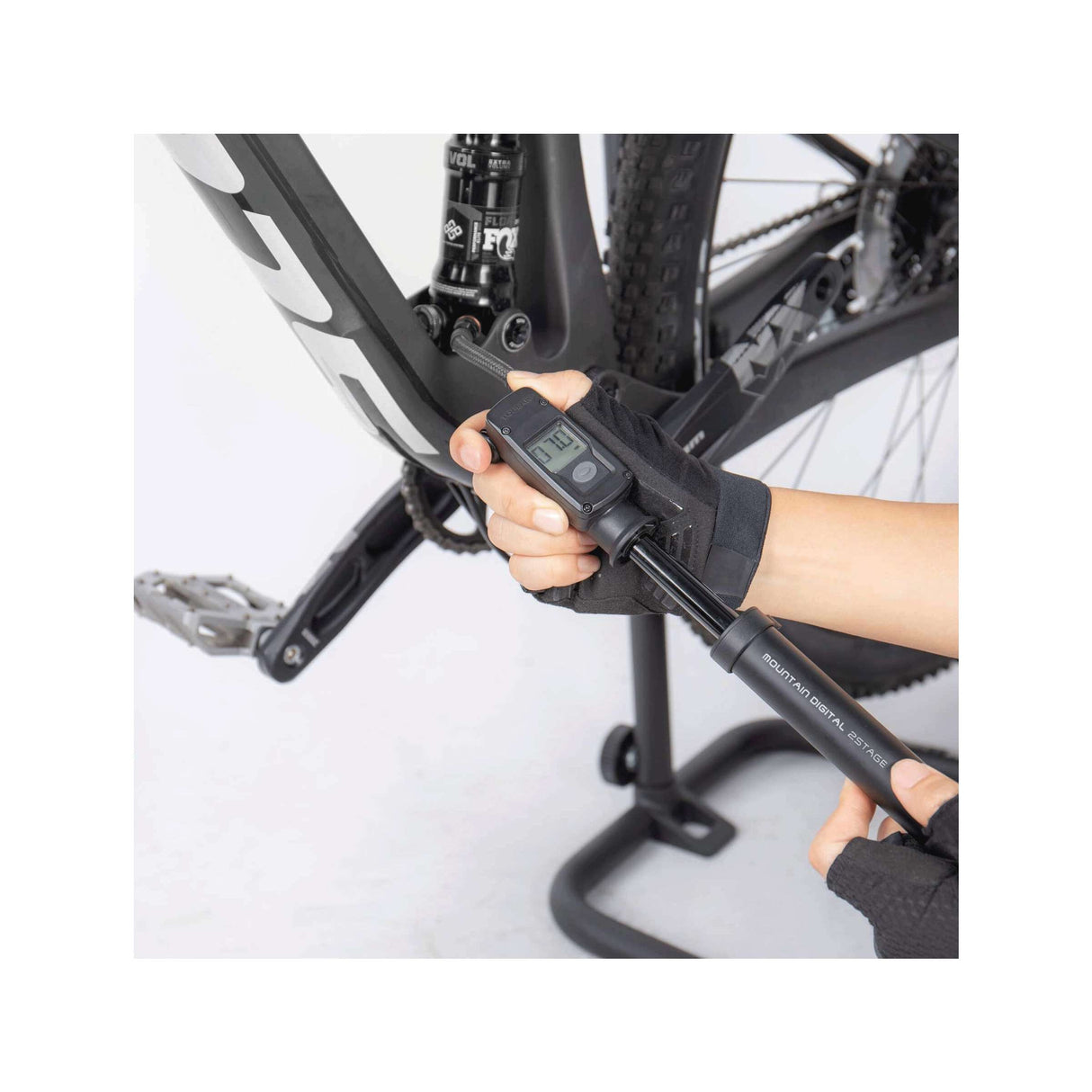 Topeak Minipumpe Mountain Digital 2Stage