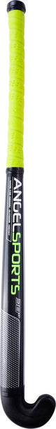 Engelhart Hockeyschläger 30“ – Straßenhockeyschläger aus Kunststoff grün – verschleißfester Indoor-Outdoor-Hockeyschläger – für den Freizeitgebrauch –