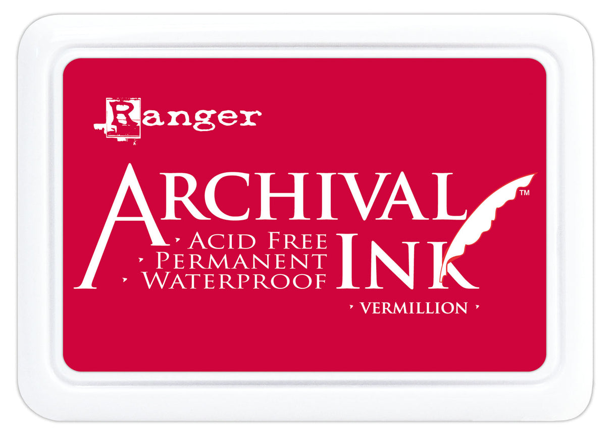 Ranger Ink Ranger • Archiv-Tintenkissen Zinnoberrot