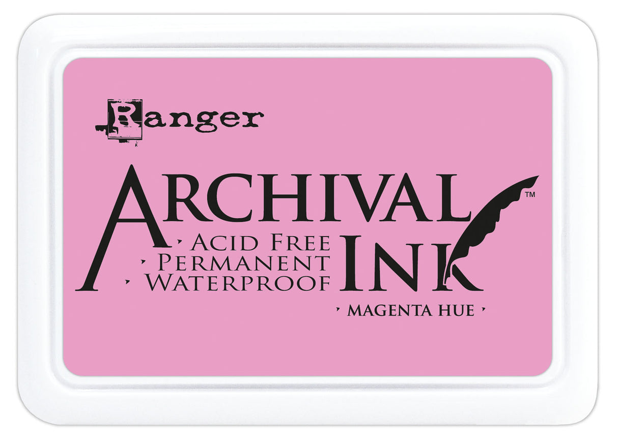 Ranger-Tinte Ranger • Archiv-Stempelkissen, Magenta-Farbton