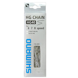 Shimano Hg40 Halskette 6 7 8V 116 Schakels - Grau