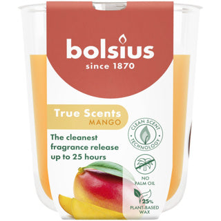 Bolsius Duftglas True Scents Mango 80 73 | 3 Stück