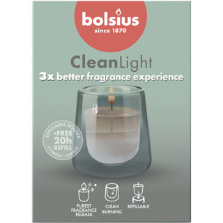 Bolsius Starterset Clean Light Zypressenbernstein