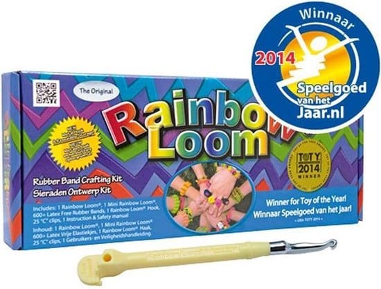 Van der Doelen Rainbow Loom, das Original-Starterset mit 600 Webstuhlteilen