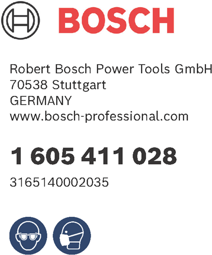 Bosch Zubehör Staubbeutel für PKS 40, Gex 150 Ace, PSS 23 A, GSS 16 A, PSF 22 A, GUF 422 A 1st – 1605411028