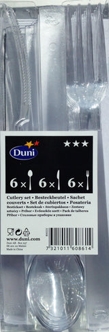 Duni Besteckset Libra 18-teilig