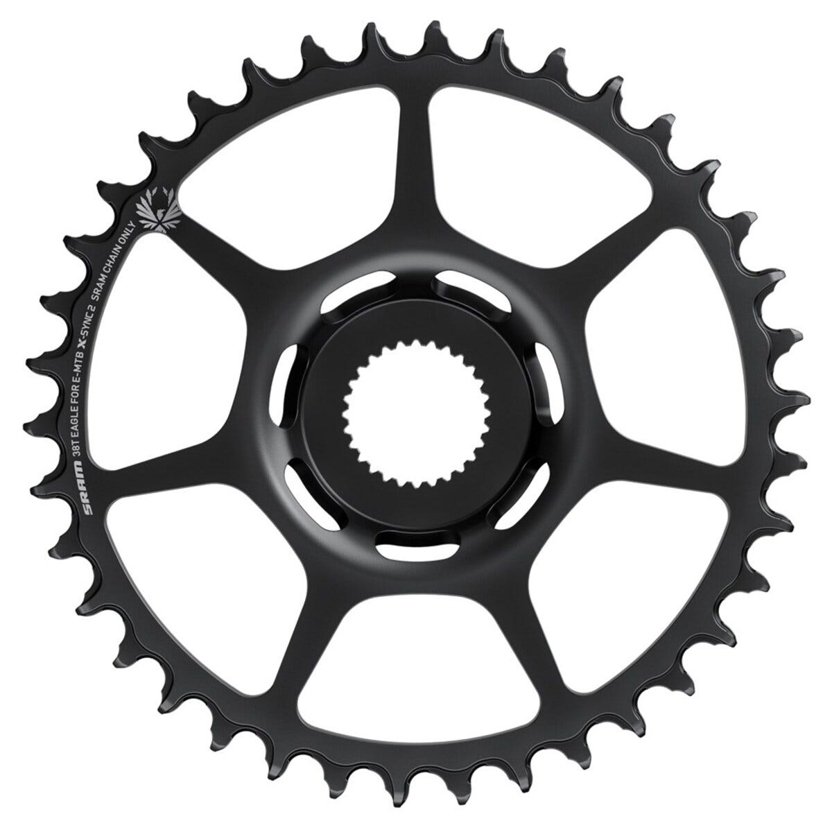 Sram Kettenblatt X-Sync 2 Eagle Bosch Gen2 38 Zähne Black Boost