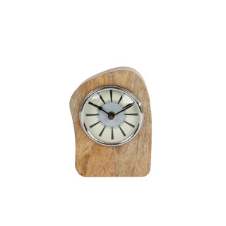 Klok jessy s hout 13x6,5x15cm | 2 stuks