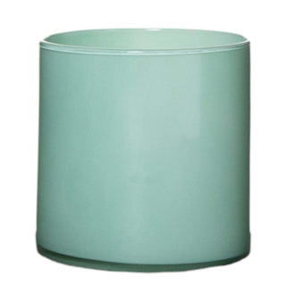 Vaas cilinder astra solid aqua groen h15 d15 | 4 stuks