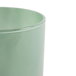 Vaas cilinder astra solid aqua groen h15 d15 | 4 stuks