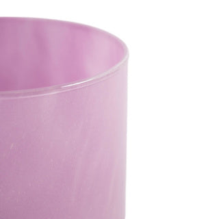 Vaas cilinder astra solid lavendel paars h10 d10 | 6 stuks