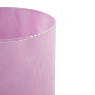Vaas cilinder astra solid lavendel paars h15 d15 | 4 stuks