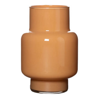 Vaas pien solid apricot oranje h25 d17 cm