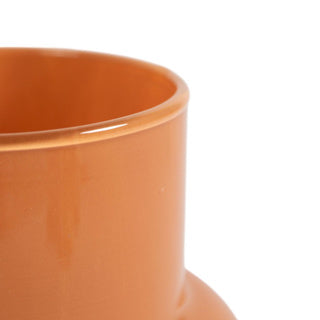 Vaas pien solid apricot oranje h25 d17 cm