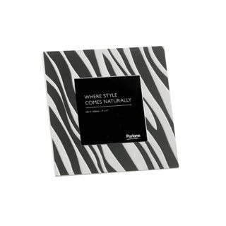 No brand Bilderrahmen Zebra Parlane 17x17 cm | 4 Stück