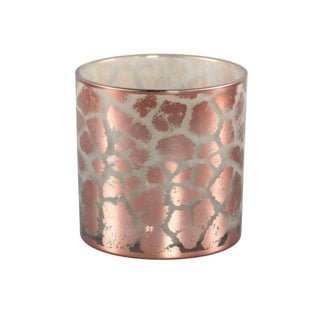 Keine Marke Laterne Desiree Giraffendruck rosa 15 cm | 2 Stk