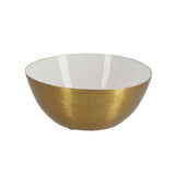 No brand Kerzenständer Madras Schale weiß 14 cm Metall | 4 Stück