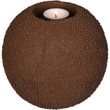 No brand Teelichthalter Betonbraun 15x15x15cm
