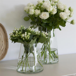 No brand Vase Donna 24x17 cm Glas | 6 Stück