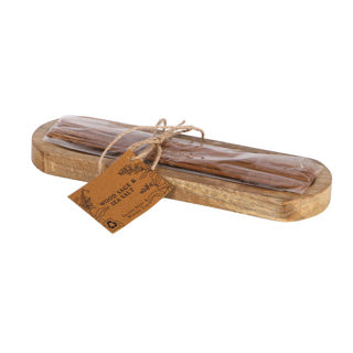 No brand Duftstäbchen Holz, Salbei Meersalz l.grünes Holz 24x 7,5x2cm | 6 Stück