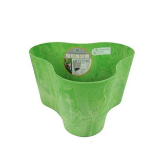 No brand artstone Topf Claire 26 cm grün | 2 Stk